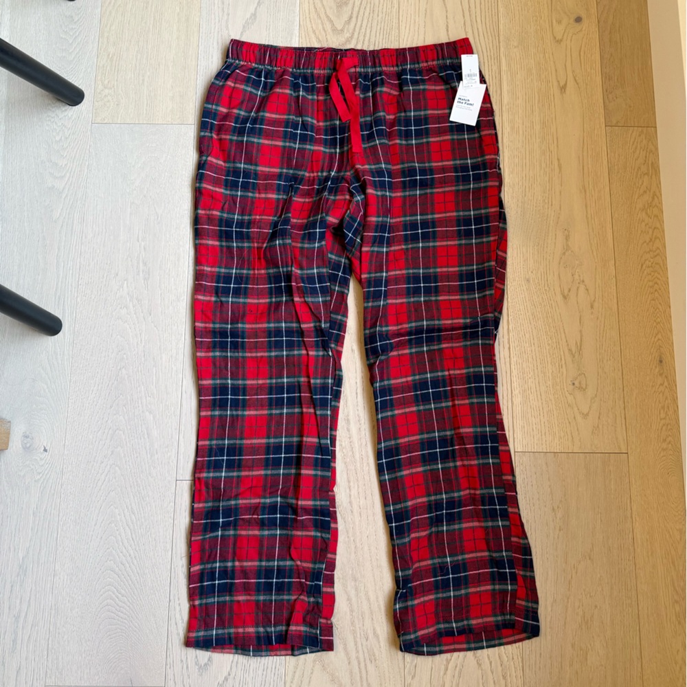 Old Navy Plaid PJ pants - Red and Blue NWT